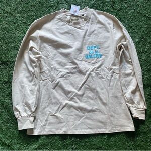 Gallery Dept Cream Long Sleeve Tee